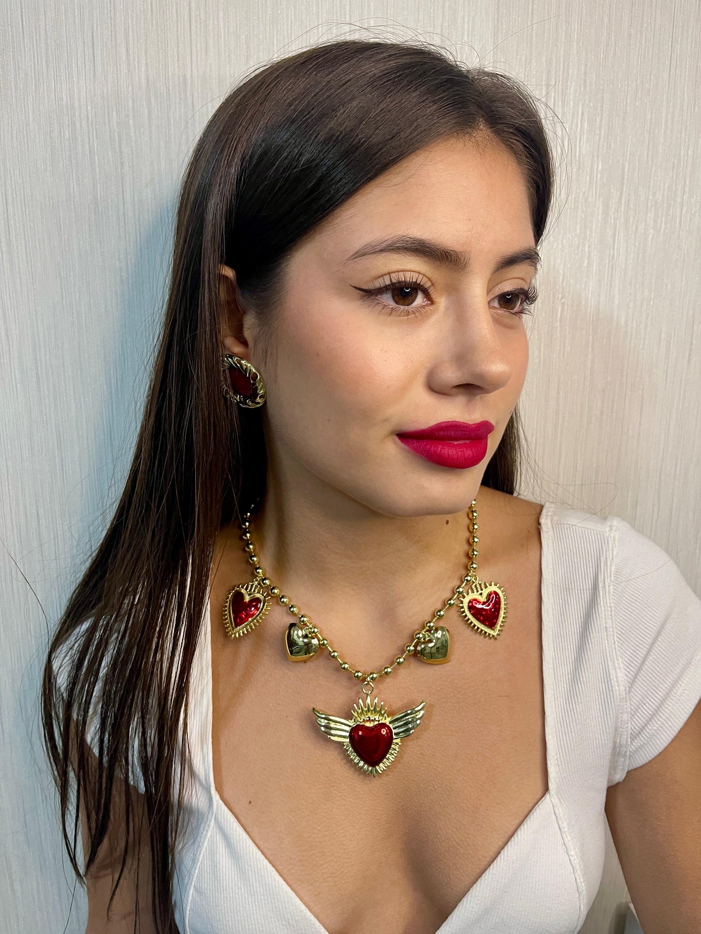 Collar de Corazones